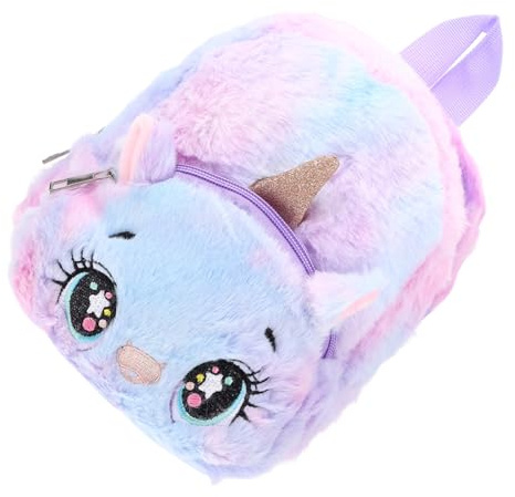 Gatuida Plüsch-Einhorn-Rucksack Für Mädchen Entzückendes Einhorn-Design Leicht Und Tragbar Für Schule Reisen Und Outdoor-aktivitäten