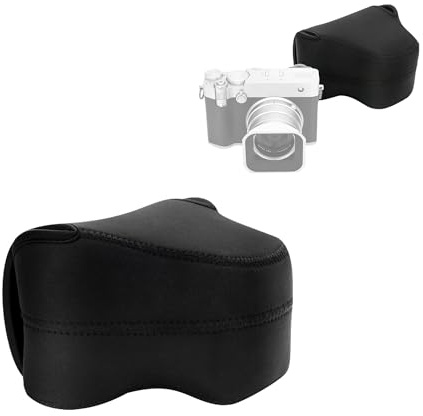 JJC Étui de protection pour appareil photo Fujifilm Fuji GFX100RF avec pare-soleil d'origine fixé à l'appareil photo