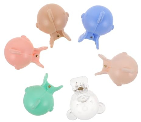 VILLFUL Lot De 6 Capuchons De Brosse À Dents en Plastique pour Adultes Et Enfants Protection De Camping Porte-Brosse À Dents À Clipser Tête De Voyage pour Usage Domestique Portable