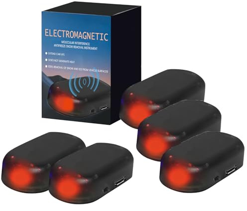 Auto Enteiser Innenraum, Anti Frost Scheibenenteiser Auto, Auto Interferenz Antifrost, Frostschutz Auto, Anti Freeze Auto, Kfz-Interferenz-Frostschutz, Auto Auftauen, EIS Entferner Auto, 5Pc