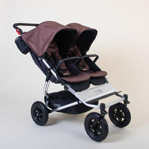 Mountain Buggy Duet Cochecito gemelar Heritage V4 Cochecito Caviar Negro