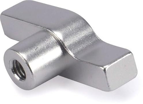 Riggatec tuerca mariposa plata M8 filete