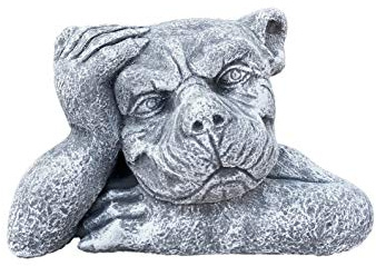 stoneandstyle Steinfigur Gargoyle Torwächter, Frost- und wetterfest, massiver Steinguss