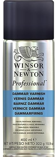 Winsor & Newton 3041985 Ölmalmittel, Dammar Firnis, 400 ml Spray, für alle Ölfarben geeignet