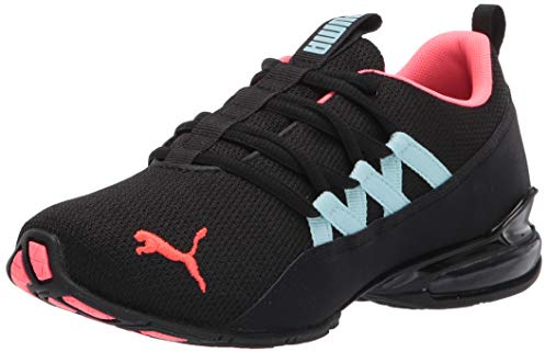 PUMA Damen Riaze Prowl Crosstrainer Laufschuh, Black-Ignite Pink-Aquamarin, 42.5 EU