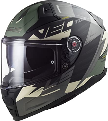 LS2, Integralhelme motorrad VECTOR II Absolute mat black silver, XXXL