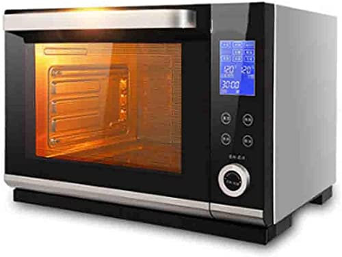 RKYRRKI Horno Horno Microondas Solo en Silver Tact Horno Halógeno de Convección Premium Horno Eléctrico Integrado - Acero Inoxidable Ideal para Asar, Hornear Estético y práctico