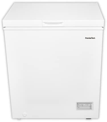 PremierTech Congelatore a Pozzo Pozzetto 142 Litri ideale per vacanza scantinati b&b casa, 4 Stelle **** con cestello, termosato regolabile PT142CP