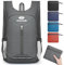 Yoowalar 16L Mochila Plegable Ultraligera, Mochila de Viaje Impermeable Mochilas de Senderismo, Mochilas de Marcha Pequeña para Hombre Mujer Al Aire Libre Senderismo Caminar Acampar, Gris Oscuro