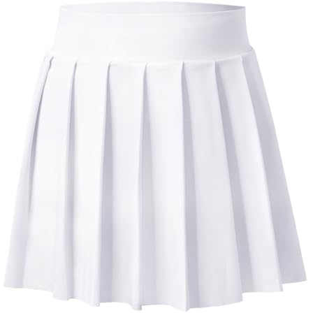 Bezioner Falda de Tenis para Niñas Faldas Plisada de Golf Uniforme Escolar con Interior Shorts y 2 Bolsillos