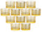 Candeldo Portavelas de té, color dorado, 12 unidades