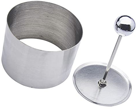 Mikinona Moldes Inoxidable Para Fondant Molde Redondo Para Decorar Platos Fríos