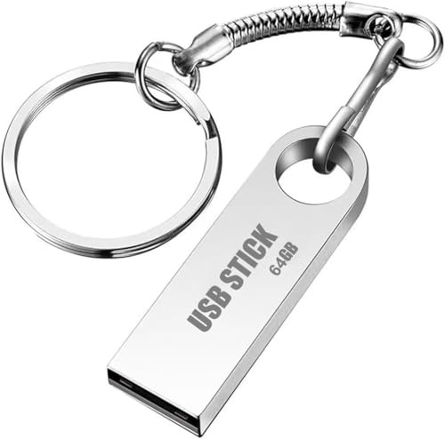 64G USB Stick USB Flash Drive USB Memory Stick With Key Ring Portable Usb stick High-Speed USB Drive Ultra Large Storage USB Thumb Drive For Computer/Laptop/Pc