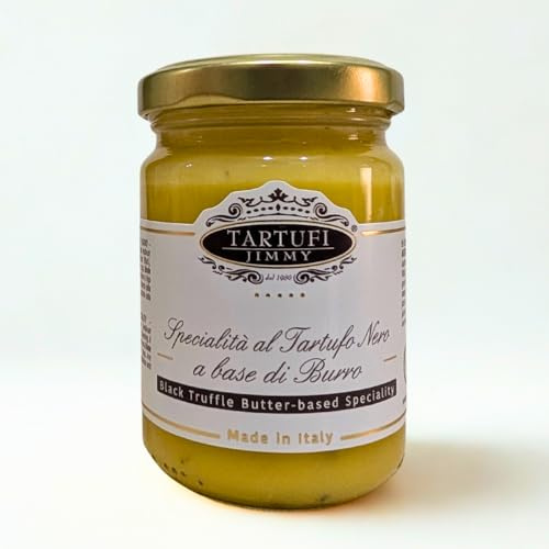 Burro al Tartufo Nero | Condimento Gourmet al Tartufo Nero Pregiato | Gusto Intenso e Naturale | Per Pasta, Risotti, Crostini, Carne | Senza Conservanti | Made in Italy