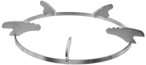 NUOBESTY Support Pour Cuisinière à Gaz Fer Résistant Et Stable Anneau Porte-poêle Et Wok Accessoire De Table De Cuisson Antidérapant Usage Domestique Et Professionnel