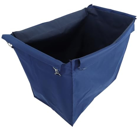 Ciieeo Bolsa de Repuesto para Carro de Lavandería y Limpieza - Tejido Oxford Impermeable de Gran Capacidad | Saco de Almacenamiento Resistente con Ojales para Carritos de Ropa y Basura