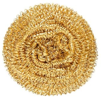 Esponja Cobre Vajilla 4 Pcs Cobre Rascador Heavy Duty Cocina Ollas Ollas Cepillo de Limpieza,Limpiar las rejillas del Horno, los cuartos de Baño y los electrodomésticos de Cocina