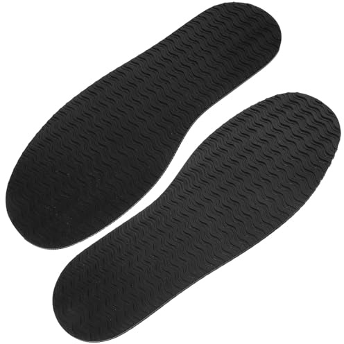 SOPOTUTU Protections Antidérapantes Semelles De Chaussures Caoutchouc Noir Coupe Ajustable Bruit Réparation Chaussures Cuir Travail Sandales