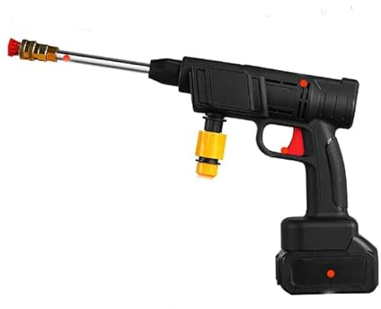Limpiador de alta presión inalámbrico, batería Driven de alta presión, 1 batería recargable, apto para coches, terrazas, y jardines