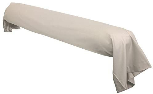 Linnea Taie de traversin uni 230X43 cm 100% Coton Alto Chamois