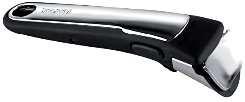 Tefal Ingenio Poignée amovible Premium, 100% sûre, Système de sécurité à 3 points de fixation, Jusqu'à 10 kg de charge, Garantie de 10 ans, Gain de place, Fabriqué en France L9938015