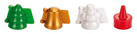 Tescoma DELICIA Förmchen Set für gefülltes Gebäck, 3 Weihnachtsmotive zum Ausstechen und Füllen, ideal für Plätzchen Teig Gebäck kreative Weihnachtsbäckerei, spülmaschinenfest