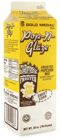 Pop n Glaze Sweet Corn Popcorn Seasoning | Glazes kernels directly in the kettle for a sweet, professional finish; suitable for commercial catering outlets.