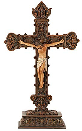 Joseph's Studio Roman 14.5 H Standing Crucifix, Religious Gifts