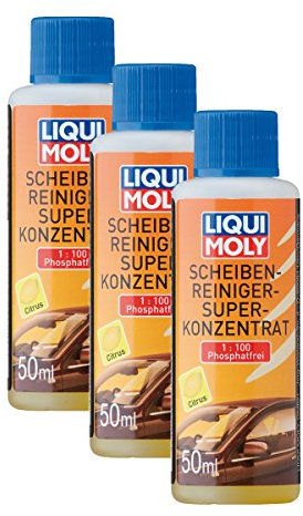 Liqui Moly - Super Parabrisas Limpiador - One Shot Líquido - 50ml-1517 x3
