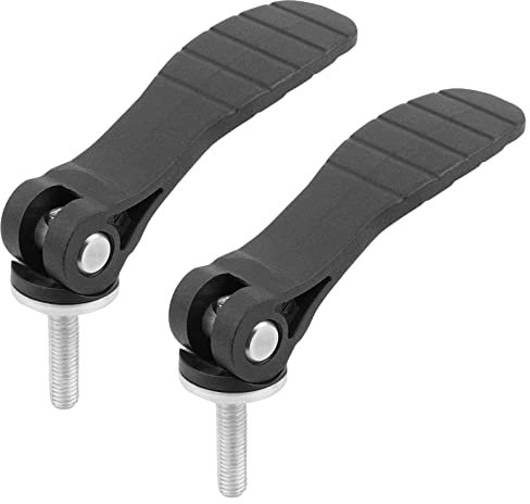 KIPP Exzenterhebel - Thermoplast, Außengewinde - Gr.1 M5x20 - Komponent Stahl, 2 Stück, K0646.1521105X20