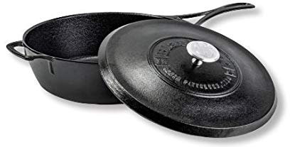 Lodge Poêle avec couvercle Blacklock 30,48 cm