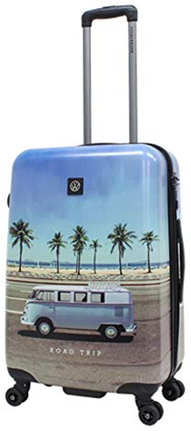 Bowatex Bulli T2 Bus Road Trip Reise Koffer Trolley 4 Rollen 67 cm medium