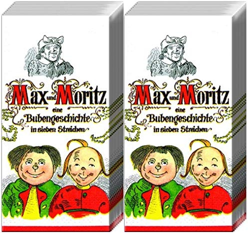 2x 10 Taschentücher Max und Moritz | Kinder | Märchen