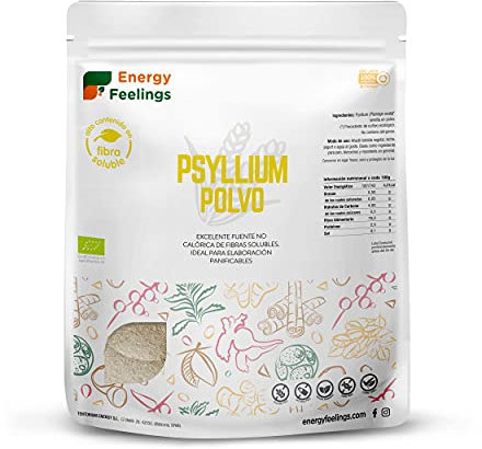 Energy Feelings - Semilla de Psyllium - Borsa en polvo - 500 grammi