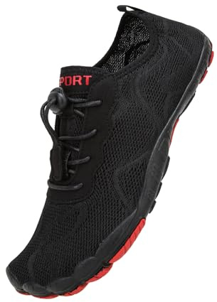 IceUnicorn Stivali Uomo Donna Inverno Scarpe da Neve Caldi Snow Boots Stivaletti Outdoor Barefoot shoes Inverno(Nero，38EU)