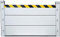 Hochwasserschutz, Hochwasserschutz bei türen, Hochwasserschutz für türen, Aluminium Hochwasserschutz barriere, Geeignet für Unterführungen, Fabrik, Garageneinfah (100 * 60CM)