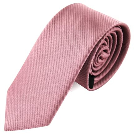 axy Schmale Herren Krawatte einfarbig mit Geschenkbox 5cm breite in verschiedenen Farben Krawatten Konfirmation Slim Tie HK4
