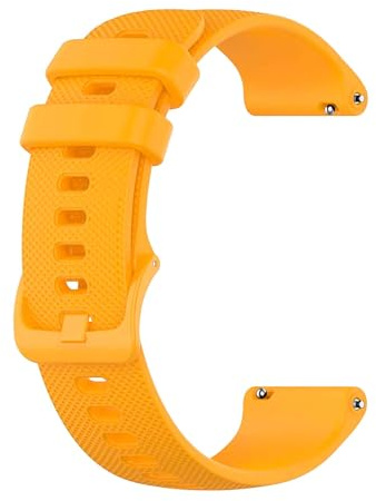 OcioDual Bracelet Montre 20mm Orange, Bracelets de Montres pour Homme à Dégagement Rapide, Bracelet Montre Connectée Femme en Silicone, Bracelets de Montres pour Femme, Unisexe