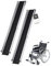 FoundGo 2 Pz. Rampa Telescopica per Sedia a Rotelle [Max. 300kg 74.5/121cm] Rampa in Alluminio incl. Borsa per il Trasporto Rampa di Accesso per Sedia a Rotelle Manuale Scale Bicicletta