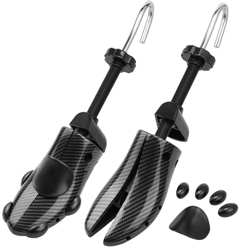 H&S Horma para Ensanchar Zapatos - 2x Expansor de Zapatos Botas - Hormas para Calzado Hombre y Mujer - Negro