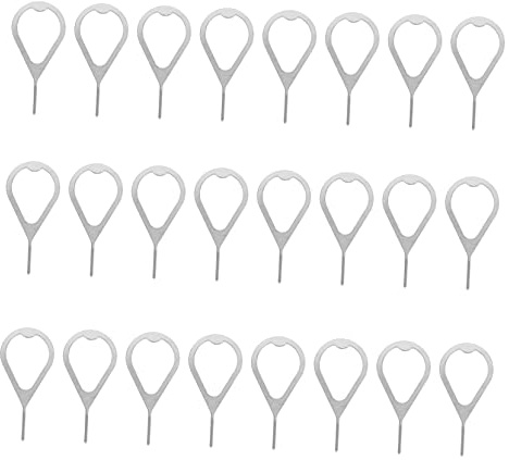 PartyKindom 100 Piezas Agujas para Extraer Tarjetas Sim Herramienta y Ligera para Teléfonos y Tablets Compatible con Smartphones y Smartwatches