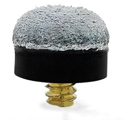 Yuanpgky Billard-Queue-Spitzen mit Schraub-Design für 10–13 mm Nylonhülsen, Ersatzspitzen kompatibel mit Gewindequeues, aus Kunststoff, PU-Leder und (11 mm), 40 Stück