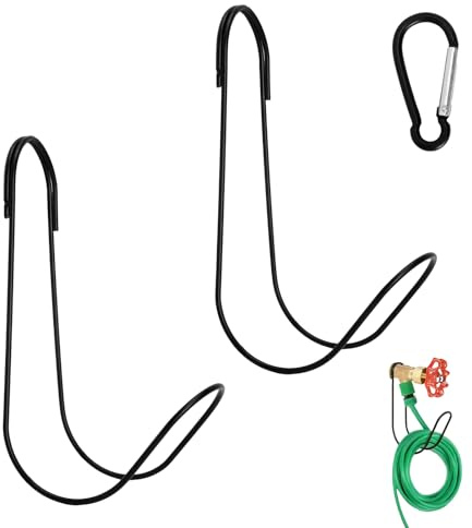 SLIAXINT Soporte De Metal Para Manguera De Jardín, 2 Unidades