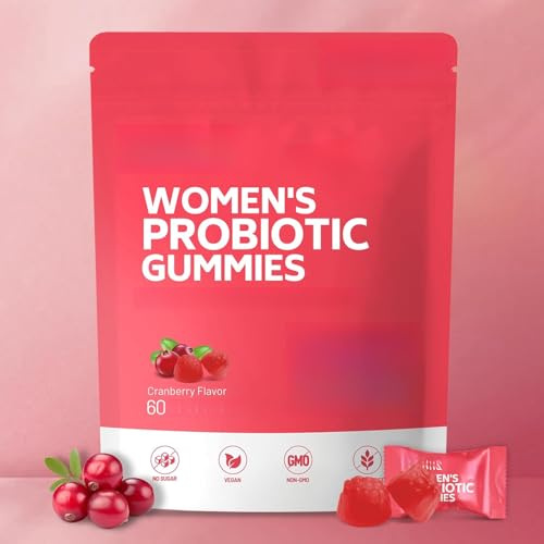 Gomitas probióticas para mujeres: respalda los probióticos con pH equilibrado de las mujeres para respaldar la salud diaria Sabor a arándano