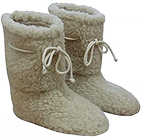 Vente. naturelle & Merveilles Bar Pure laine Mérinos Hausschuhe Bottes en peau de mouton Cozy Pied, non Semelle fixe 100% laine, wollhausschuhe toutes les tailles 36 37 38 39 40 41, ., 38/39 EU