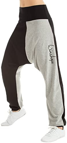 Winshape – Pantaloni da Allenamento da Donna, Donna, Schwarz/Grey Melange, XS