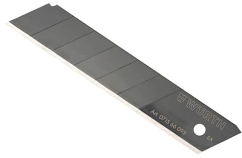 Würth 25mm Abbrechklinge 10er Pack extrem scharf Ersatzklinge für Würth Cuttermesser ( 10 x 1 Klinge )