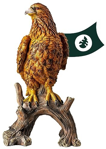 VERDOBA - Aquila statua da giardino in poliresina, grande - Statua animali Aquila in resina, resistente al gelo e a grandezza naturale - Animali da giardino XXL - Statue da giardino grandi