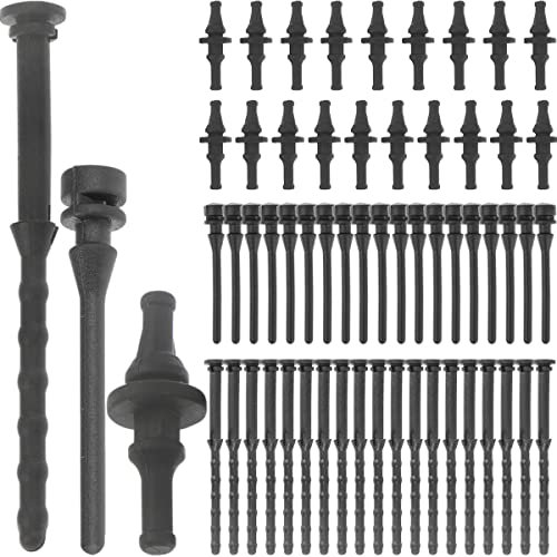Xiatiaosann Tornillos de goma para ventilador de PC, montajes que reducen el ruido, tornillos antivibración de silicona, remache de ventilador para PC, ventilador de CPU, 60 uds