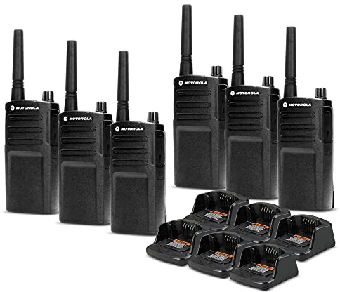 6 x Motorola RMU2040 On-Site 2-Way Radio (RMU2040) - 6 Pack Bundle
